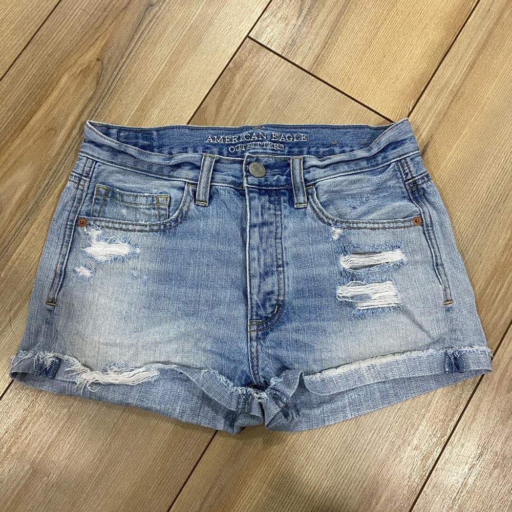 Denim shorts